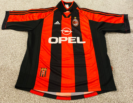 Ac Milan Home shirt 1998/00 XL (Good)