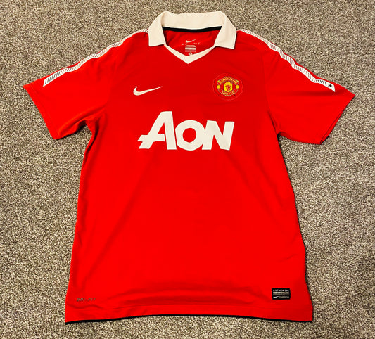 Manchester United Home Shirt 2010/11 Medium